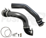 2017-2024 Powerstroke 3" Charge Tube Set w/ Throttle Valve Adapter (PFP17XXKTA)-Intercooler Piping-Pusher-Dirty Diesel Customs