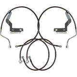 2017-2024 Powerstroke Braided Brake Lines w/ 4.5-5.5" Lift (CS-FORDBBL-45-17)-Brake Lines-Carli Suspension-Dirty Diesel Customs