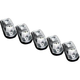 2017-2024 Powerstroke Cab Roof Light Set 2-Way Front & Rear Facing Ultra High-Power LED's Multiple Lens & Colors (5 Pack) (264342XXXXXX)-Marker Lights-RECON Lights-Dirty Diesel Customs