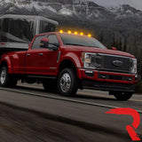 2017-2024 Powerstroke Cab Roof Light Set 2-Way Front & Rear Facing Ultra High-Power LED's Multiple Lens & Colors (5 Pack) (264342XXXXXX)-Marker Lights-RECON Lights-Dirty Diesel Customs