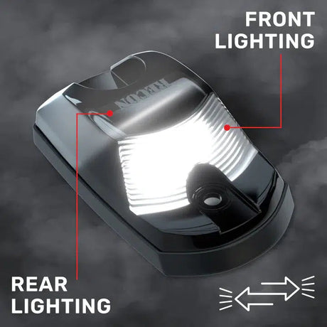 2017-2024 Powerstroke Cab Roof Light Set 2-Way Front & Rear Facing Ultra High-Power LED's Multiple Lens & Colors (Single) (264342XXXXXX)-Marker Lights-RECON Lights-Dirty Diesel Customs