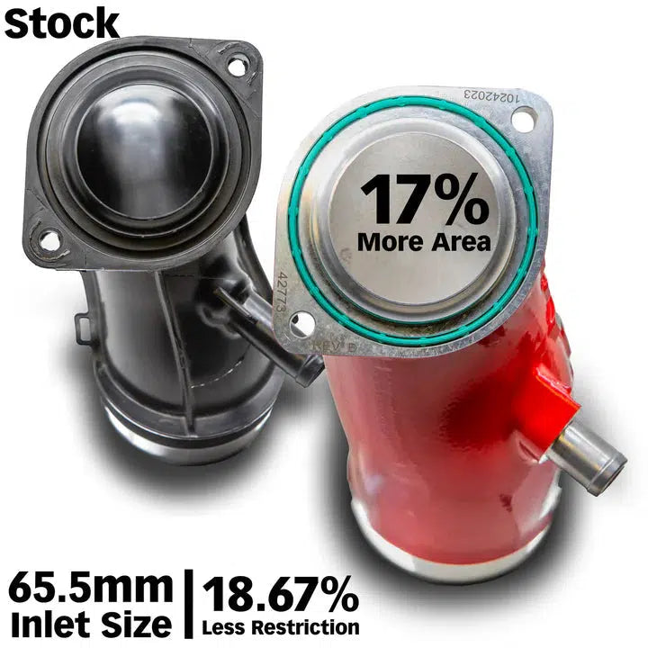 2017-2025 Duramax Monster Ram Turbo Inlet Elbow (42792-R)-Turbo Inlets-Banks Power-Dirty Diesel Customs