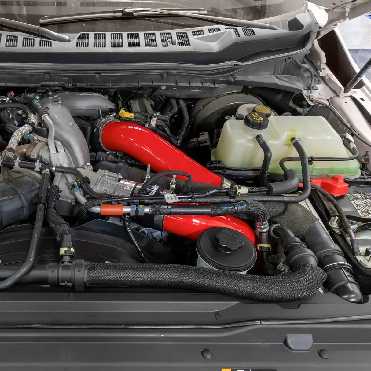 2017-2025 Powerstroke Boost Tube System (Non HO) (26008)-Turbocharger Boost Tubes-Banks Power-Dirty Diesel Customs