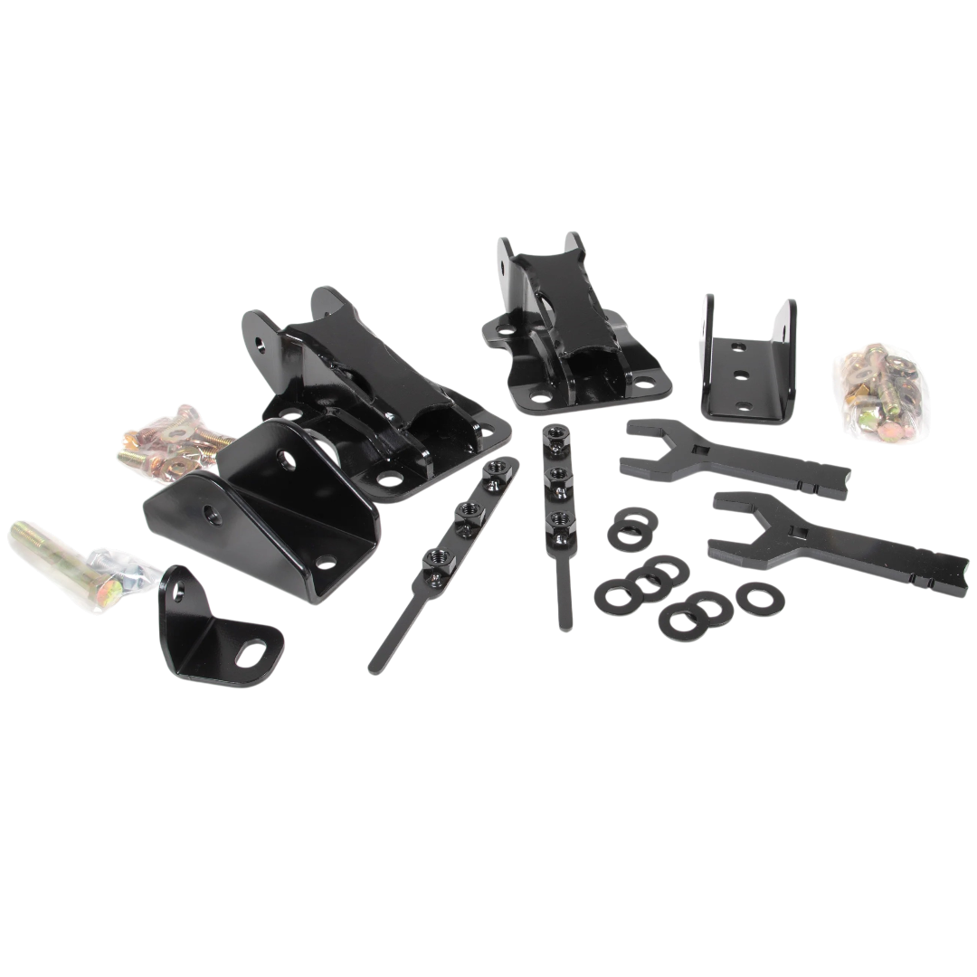 2017-2026 Powerstroke 0-6" Lift Recoil Traction Bar 4.5" axle Mounting Kit - Traction Bar Mounting Kits - BDS - Dirty Diesel Customs