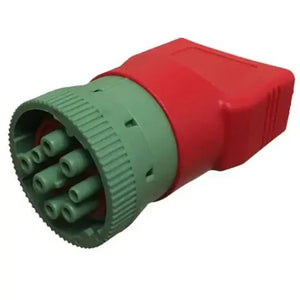 2017+ Cummins Green Male to OBDII Female Adapter (SAE-J1939-G)-Adapters-EFI Live-Dirty Diesel Customs