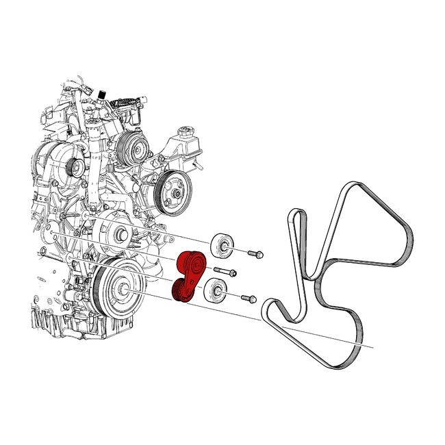 2017-2024 Duramax Upgraded Belt Tensioner (DMAX-UBT-1724)