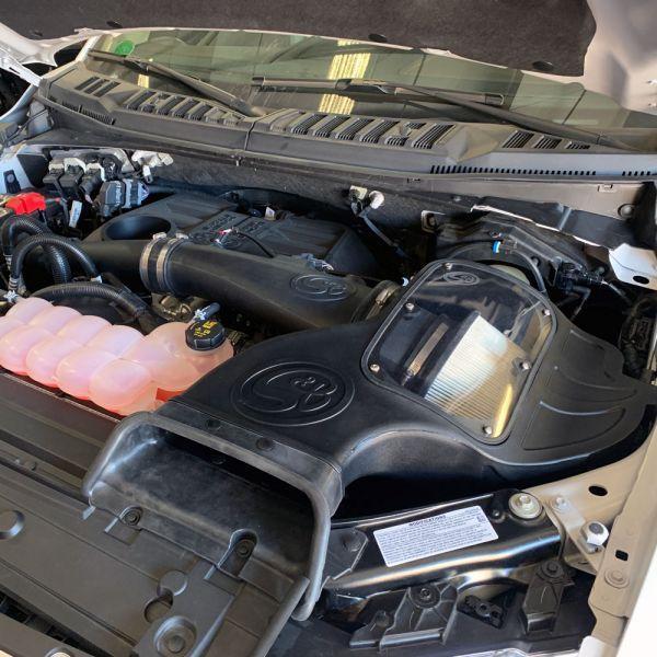 2018-2021 F-150 Powerstroke S&B Cold Air Intake Kit (75-5126)-Intake Kit-S&B Filters-Dirty Diesel Customs