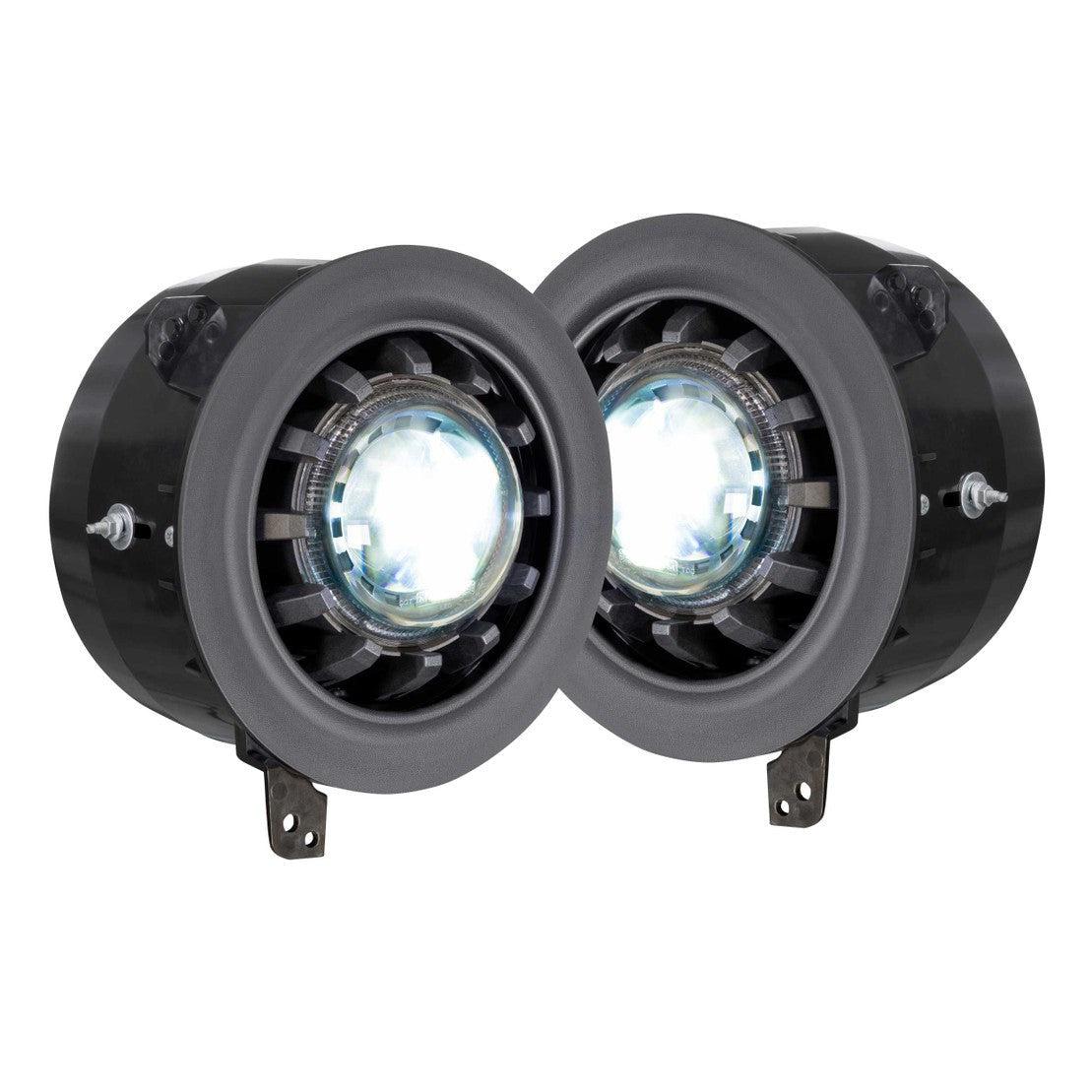 2018-2023 Ecodiesel Wrangler JL/Gladiator JT Super7 Headlights (LF517)-Headlights-Morimoto-Dirty Diesel Customs