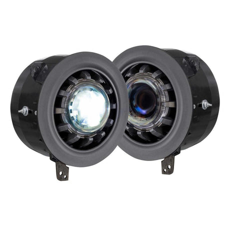 2018-2023 Ecodiesel Wrangler JL/Gladiator JT Super7 Headlights (LF517)-Headlights-Morimoto-Dirty Diesel Customs