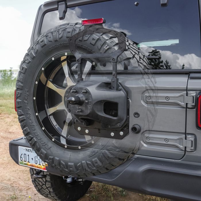 2018-2024 Jeep JL Spare Tire Relocation Bracket (67-6800)-Tire Mounts-ReadyLift-Dirty Diesel Customs