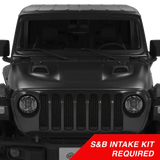 2018-2024 Jeep S&B Cold Air Intake Scoop (AS-1014)-Cold Air Intake Scoops-S&B Filters-Dirty Diesel Customs