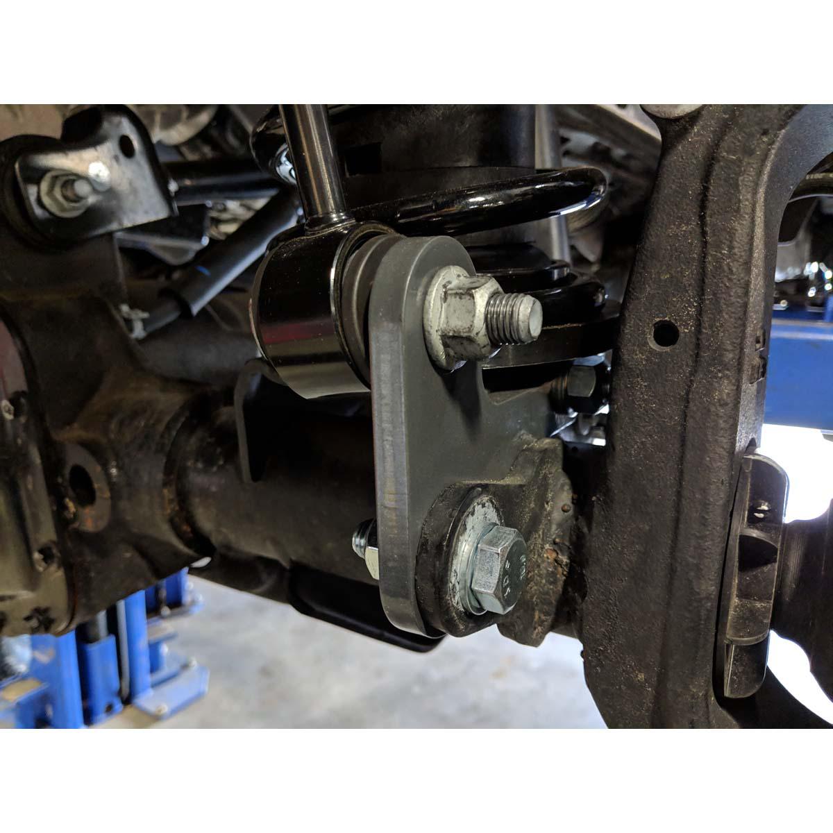 2018+ Jeep Front Sway Bar Link Relocation Brackets (8855-02)-Sway Bar Drops-Synergy MFG-8855-02-Dirty Diesel Customs