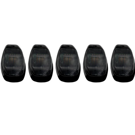 2019-2023 Cummins Smoked Lens White LED Cab Lights (2664346whbk)-Cab Lights-RECON Lights-Dirty Diesel Customs