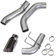 2019-2024 Cummins 5" SS DPF Back Monster Exhaust System - No Muffler (49798)-Filter Back Exhaust System-Banks Power-Dirty Diesel Customs