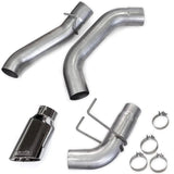 2019-2024 Cummins 5" SS DPF Back Monster Exhaust System - No Muffler (49798)-Filter Back Exhaust System-Banks Power-Dirty Diesel Customs