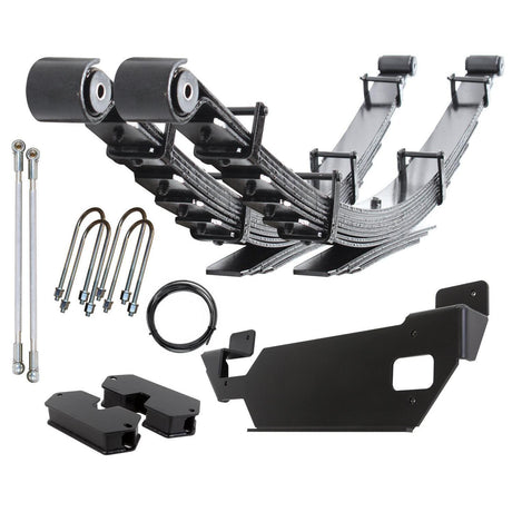 2019-2024 Cummins Full Progressive Leaf Spring Kit w/ 2" Lift & Air Ride (CS-DFSP-19-D-ALAS)-Leaf Springs-Carli Suspension-Dirty Diesel Customs
