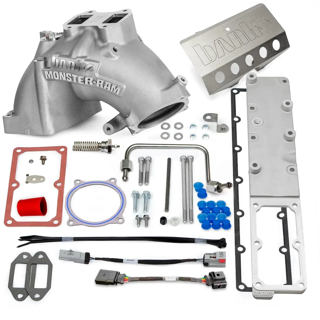 2019-2024 Cummins Monster-Ram Intake & Grid Heater Upgrade (42799)-Intake Elbows-Banks Power-Dirty Diesel Customs