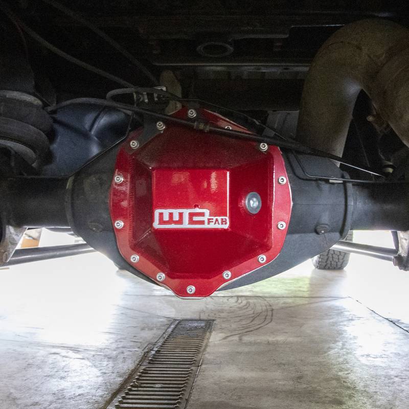 2019-2024 Duamax/ Cummins Rear Differential Cover (WCF100114)-Differential Cover-Wehrli Custom Fabrication-Dirty Diesel Customs