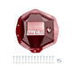 2019-2024 Duamax/ Cummins Rear Differential Cover (WCF100114)-Differential Cover-Wehrli Custom Fabrication-WCF100114-RED-Dirty Diesel Customs