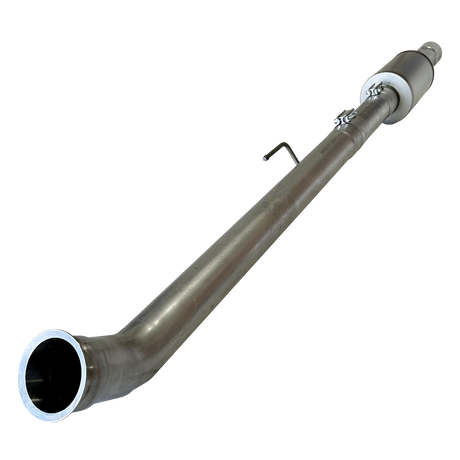 2019+ Cummins 4" CAT & DPF Delete Pipe w/ Muffler (411036)-Delete Pipe-Flo-Pro-Dirty Diesel Customs