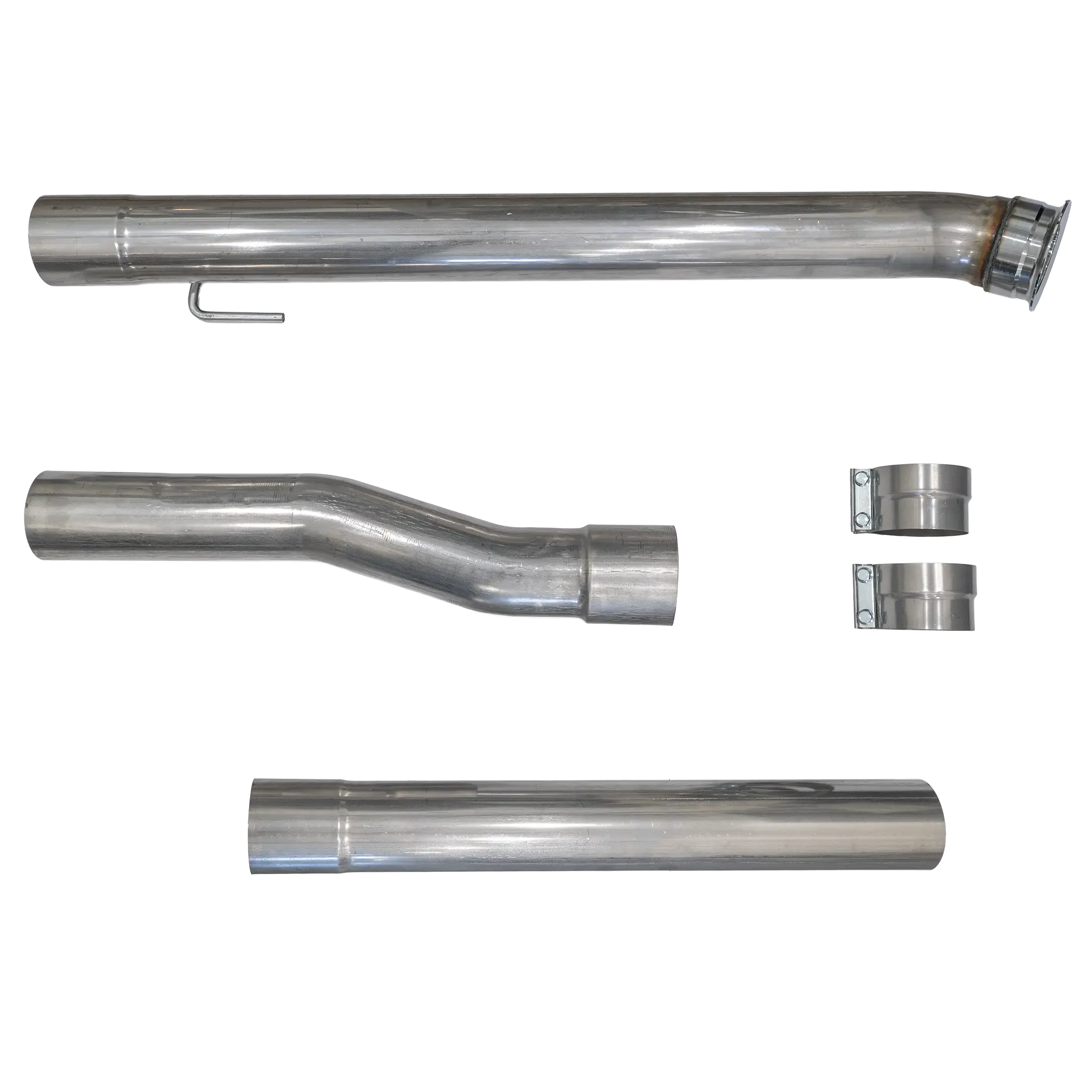 2019+ Cummins 4" SS CAT & DPF Delete Pipe - No Muffler (DDC-3D19)-Delete Pipe-Dirty Diesel Customs-Dirty Diesel Customs