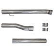 2019+ Cummins 4" SS CAT & DPF Delete Pipe - No Muffler (DDC-893)-Delete Pipe-Dirty Diesel Customs-Dirty Diesel Customs