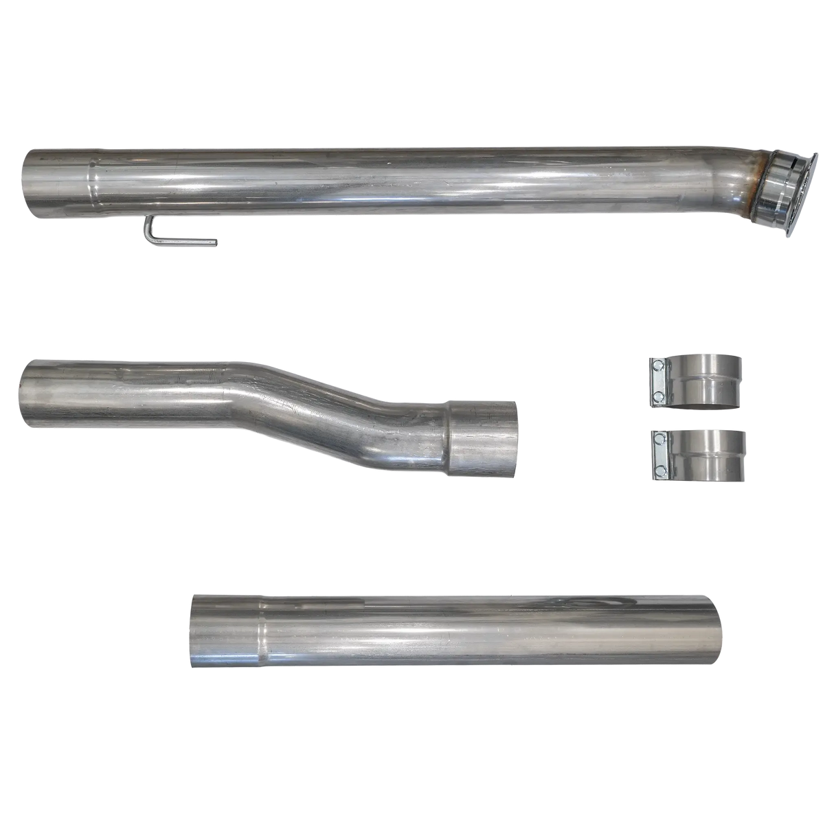 2019+ Cummins 4" SS CAT & DPF Delete Pipe - No Muffler (DDC-893)-Delete Pipe-Dirty Diesel Customs-Dirty Diesel Customs