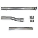 2019+ Cummins 4" SS CAT & DPF Delete Pipe - No Muffler (DDC-893)-Delete Pipe-Dirty Diesel Customs-Dirty Diesel Customs