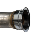 2019+ Cummins 4" SS CAT & DPF Delete Pipe w/ Muffler (DDC-893M)-Delete Pipe-Dirty Diesel Customs-Dirty Diesel Customs