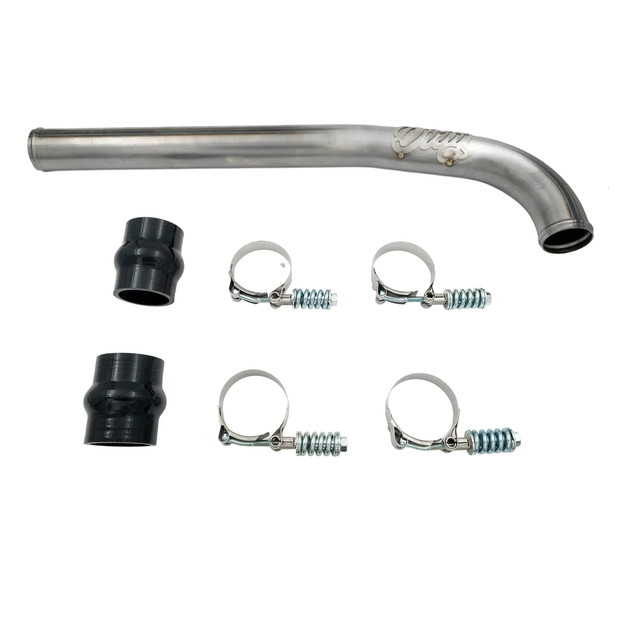 2019+ Cummins Dirty S.O. Improved Upper Coolant Pipe (I67-FLU-A026)-Radiator Hose-Dirty Diesel Customs-I67-FLU-A026-0139-Dirty Diesel Customs