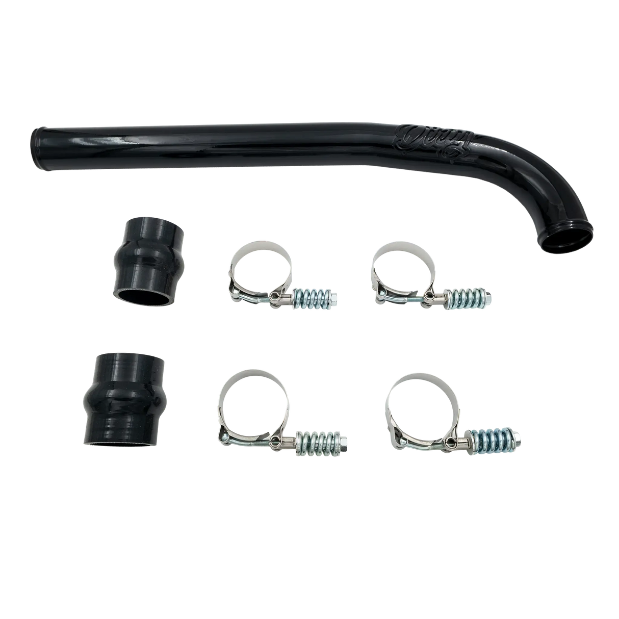 2019+ Cummins Dirty S.O. Improved Upper Coolant Pipe (I67-FLU-A026)-Radiator Hose-Dirty Diesel Customs-I67-FLU-A026-0139-HGB-Dirty Diesel Customs