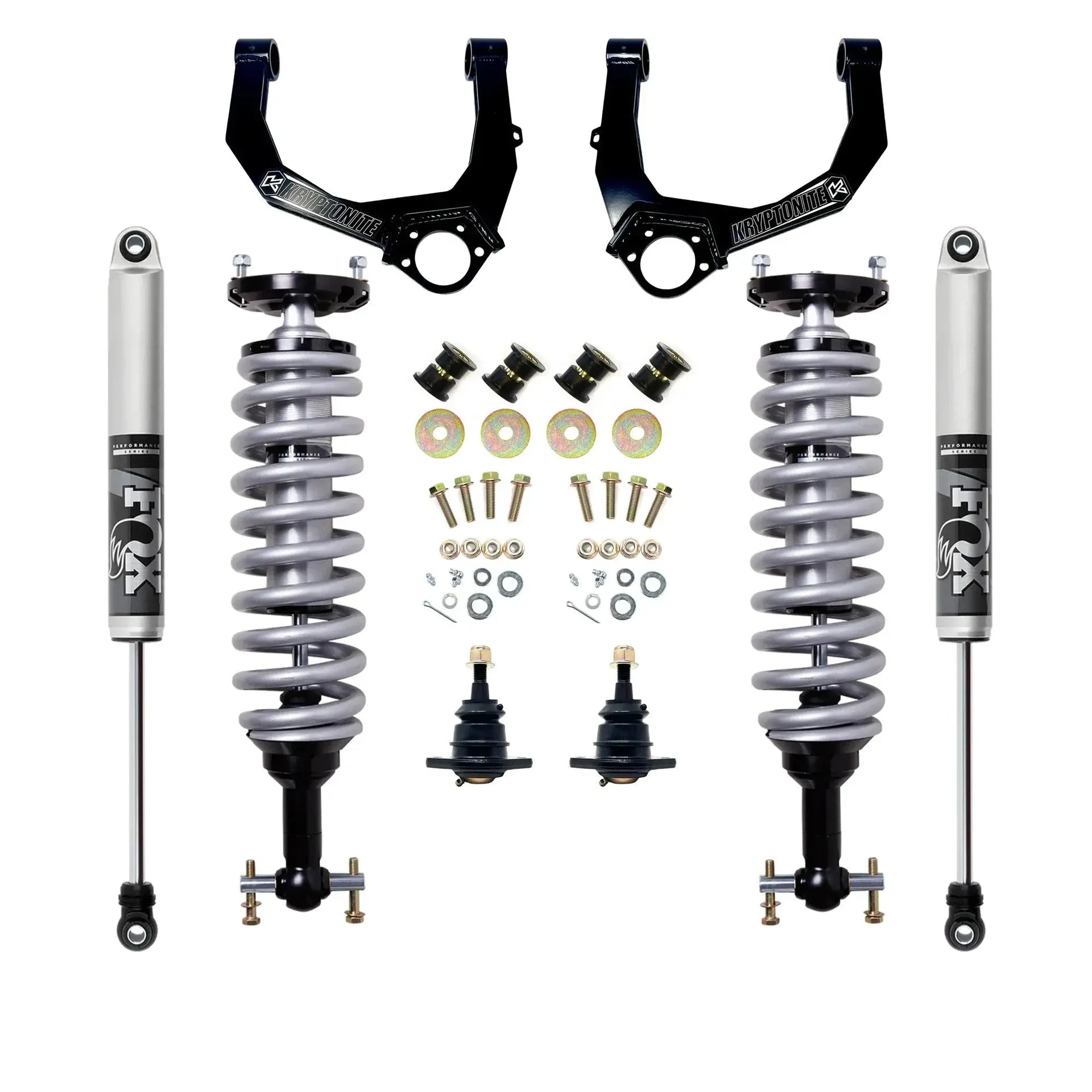 2019+ GM 1500 KRYPTONITE Stage 3 Leveling Kit W/Fox 2.5 S