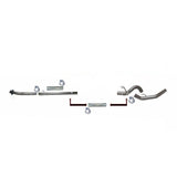 2020-2022 Powerstroke 4" Downpipe Back Exhaust No Muffler (FLO-20343NM)-Downpipe Back Exhaust System-Flo-Pro-Dirty Diesel Customs