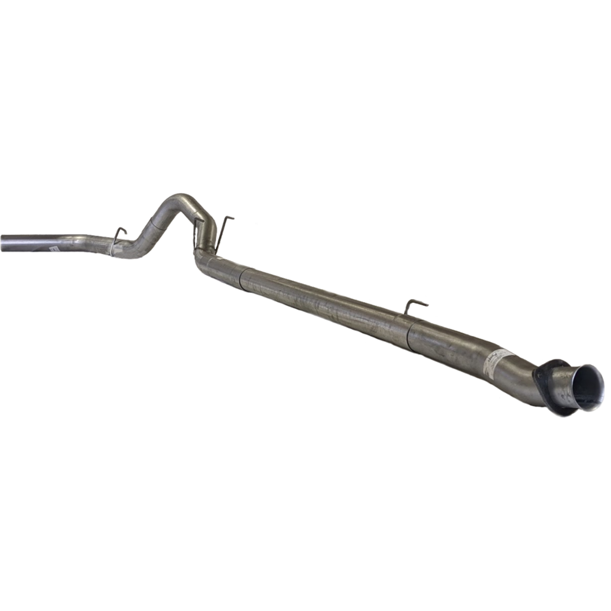 2020-2022 Powerstroke 4" Downpipe Back Exhaust No Muffler SS (FLO-SS20343NM)-Downpipe Back Exhaust System-Flo-Pro-Dirty Diesel Customs