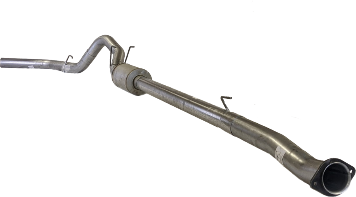 2020-2022 Powerstroke 4" Downpipe Back Exhaust w/ Muffler (FLO-20343)-Downpipe Back Exhaust System-Flo-Pro-Dirty Diesel Customs