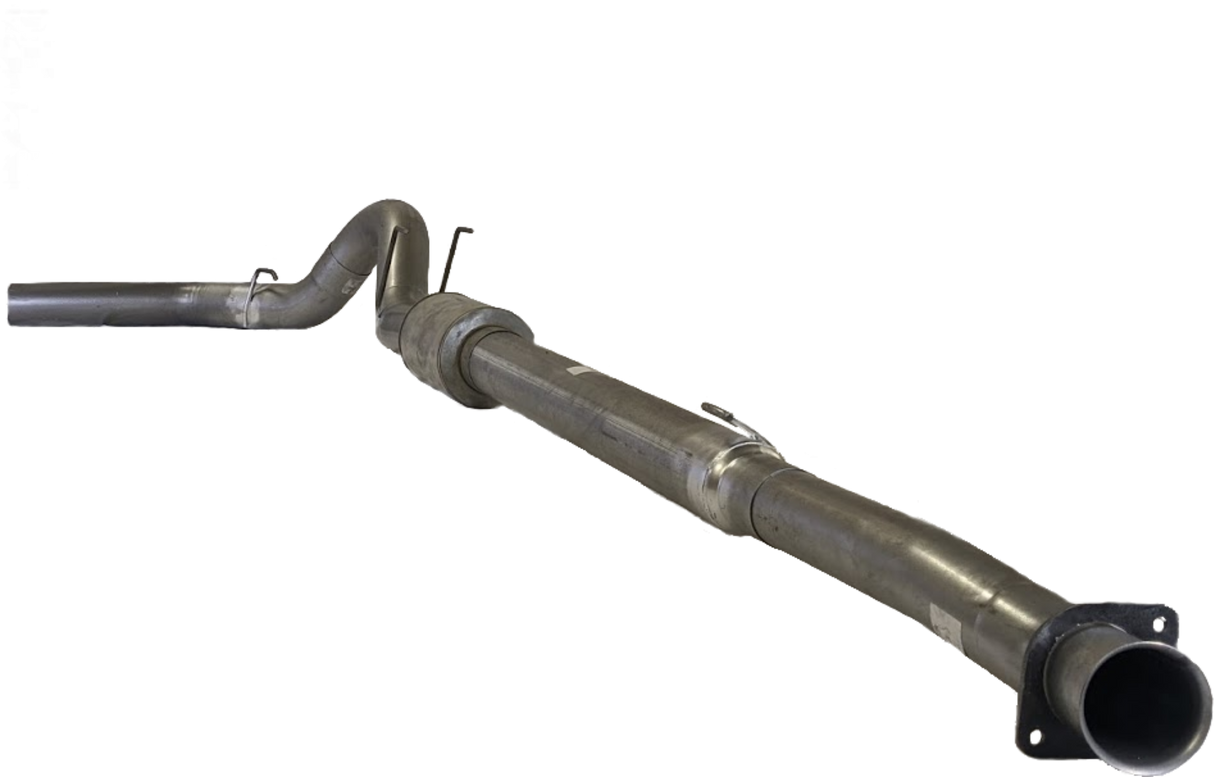 2020-2022 Powerstroke 5" SS Downpipe Back Exhaust w/ Muffler (FLO-SS20352)-Downpipe Back Exhaust System-Flo-Pro-Dirty Diesel Customs