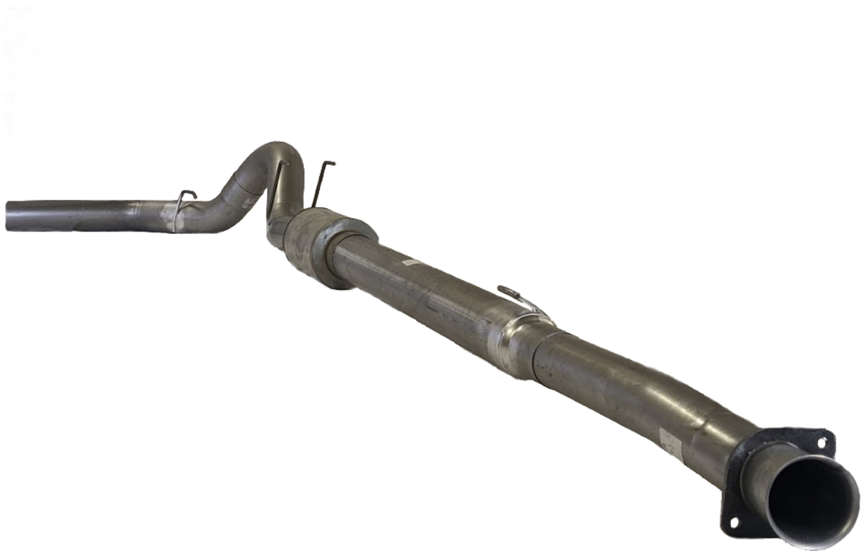 2020-2022 Powerstroke 5" SS Downpipe Back Exhaust w/ Muffler (FLO-SS20352)-Downpipe Back Exhaust System-Flo-Pro-Dirty Diesel Customs