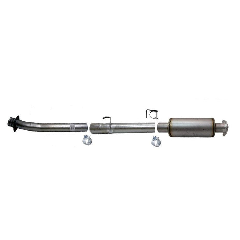2020-2022 Powerstroke C&C 4" Performance Pipes w/ Muffler (FLO-20344)-Delete Pipe-Flo-Pro-Dirty Diesel Customs