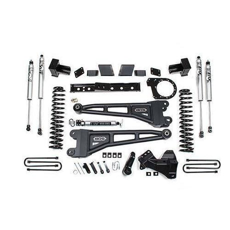 2020-2022 Powerstroke DRW 6" Radius Arm W/ Rear Block Suspension Lift Kit (BDS1573H)-Lift Kit-BDS-Dirty Diesel Customs