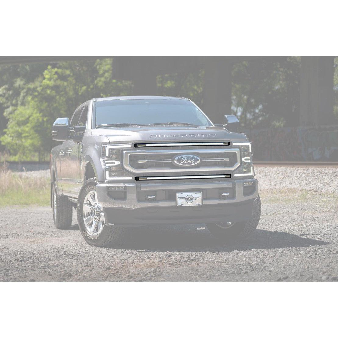 2020-2022 Powerstroke Platinum XBG LED Grille Inserts (XBG25)-LED Grille-Morimoto-Dirty Diesel Customs