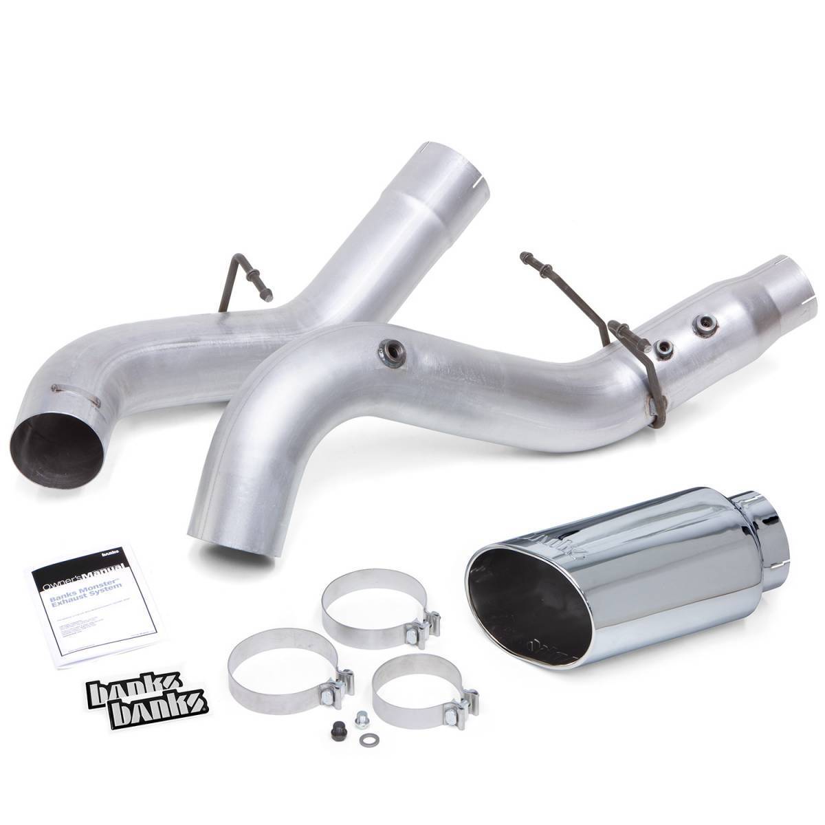 2020-2023 Duramax 2500/3500 5" Single Exit Exhaust (48997)-Filter Back Exhaust System-Banks Power-Dirty Diesel Customs