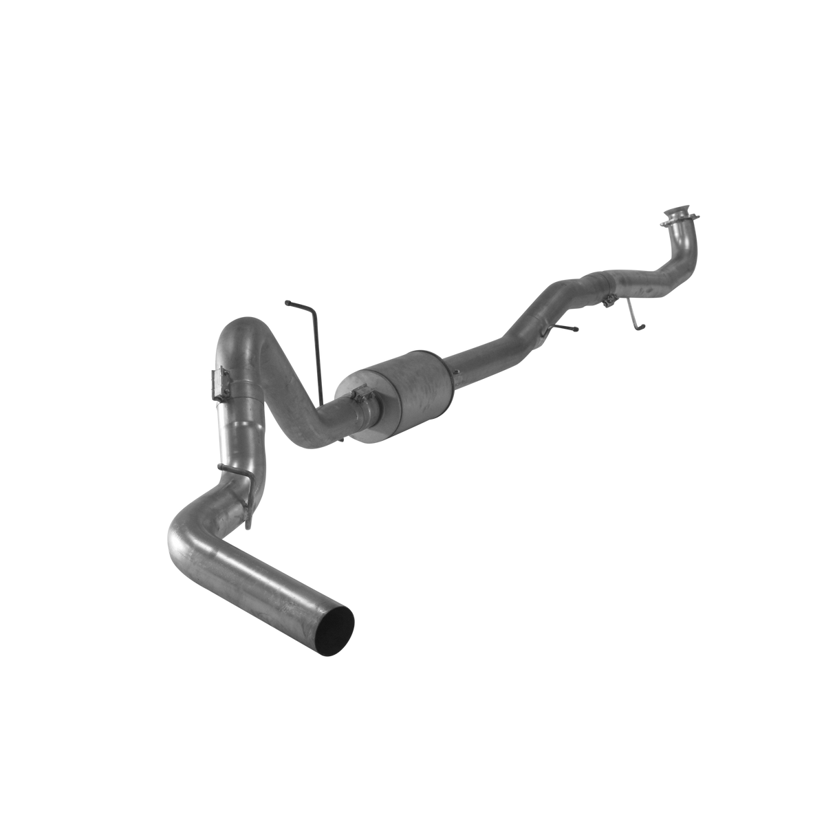 2020-2023 Duramax 4" Downpipe Back Exhaust w/ Muffler (431027 / 432027)-Downpipe Back Exhaust System-Mel's Manufacturing-Dirty Diesel Customs