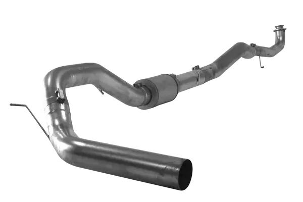 2020-2023 Duramax 5" Downpipe Back Exhaust w/Muffler SS (532016)-Downpipe Back Exhaust System-Mel's Manufacturing-Dirty Diesel Customs