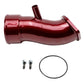 2020-2024 Duramax 3.5" Turbo Intake Horn (WCF100775)-Intake Accessories-Wehrli Custom Fabrication-WCF100775-RED-Dirty Diesel Customs