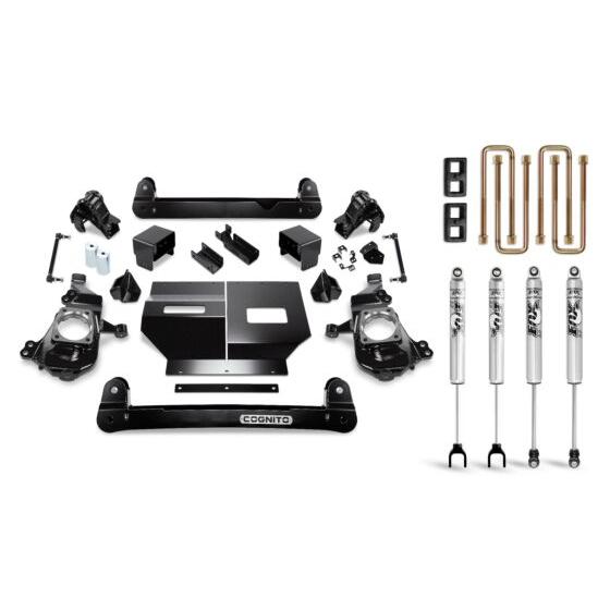 2020-2024 Duramax 4-Inch Lift Kit w/ Fox 2.0 Coilover (110-P0890)-Lift Kit-Cognito Motorsports-Dirty Diesel Customs