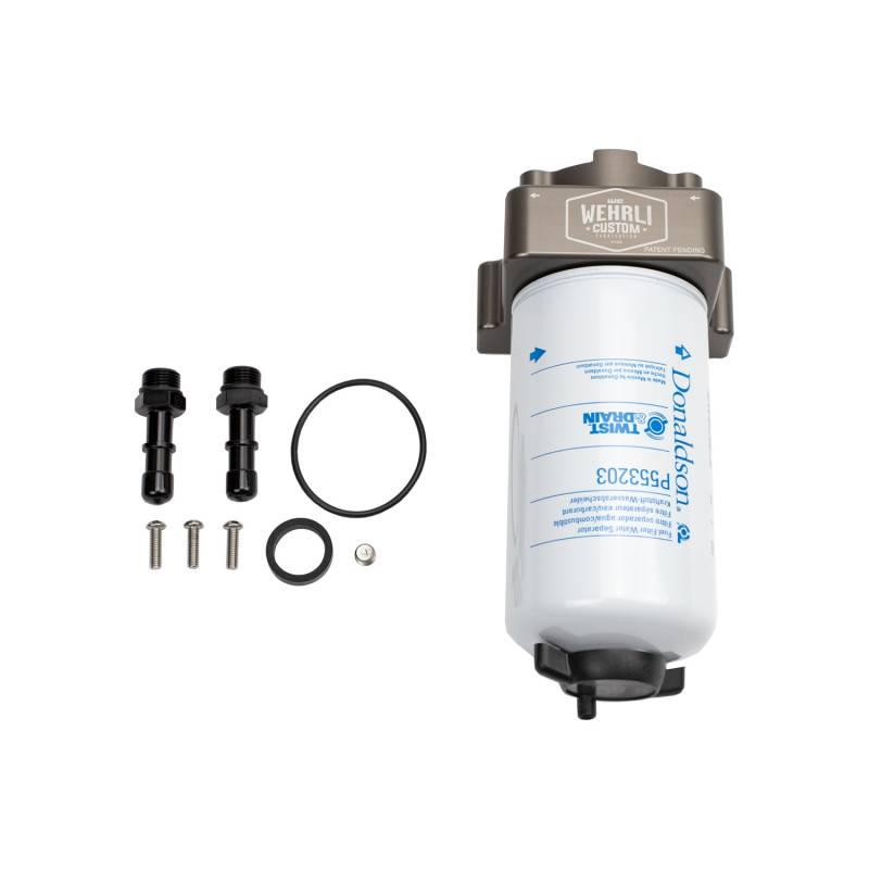 2020-2024 Duramax Fuel Filter Housing Kit (WCF100362)-Fuel Filter Housing-Wehrli Custom Fabrication-Dirty Diesel Customs