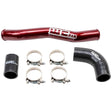 2020-2024 Duramax Upper Coolant Pipe Kit (WCF100541)-Coolant Pipes-Wehrli Custom Fabrication-WCF100541-RED-Dirty Diesel Customs