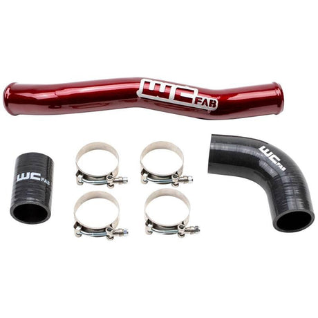 2020-2024 Duramax Upper Coolant Pipe Kit (WCF100541)-Coolant Pipes-Wehrli Custom Fabrication-WCF100541-RED-Dirty Diesel Customs