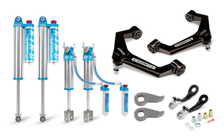 2020-2025 Duramax 3" Elite Leveling Kit W/ King 2.5 Reservoir Shocks (510-P0931)-Leveling Kit-Cognito Motorsports-Dirty Diesel Customs