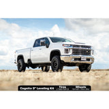 2020-2025 Duramax 3" Front Elite Leveling Kit W/ Fox 2.5 Elite Performance Series Shocks (210-P0930)-Leveling Kit-Cognito Motorsports-Dirty Diesel Customs